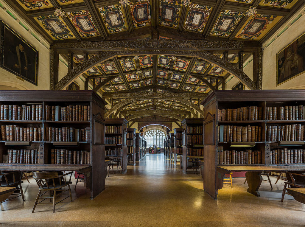 The interior of Duke Humphrey's Library