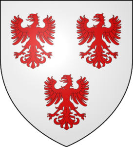 Coat of arms of Courcy family.