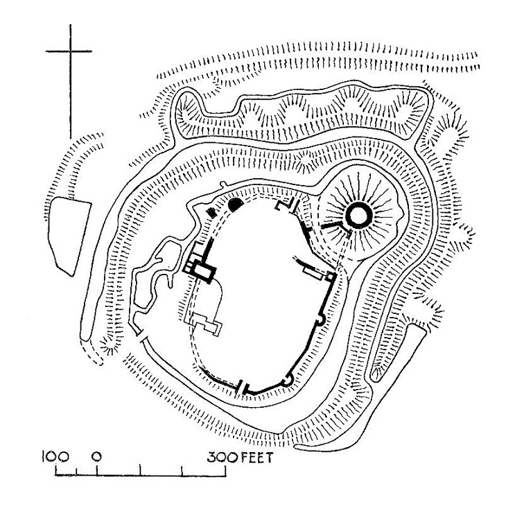 Plan of Berkhamsted Castle