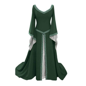 Lace up Medieval Long Dress