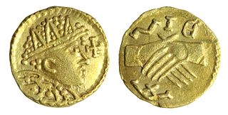 Anglo-Saxon thrymsa 650-675 AD