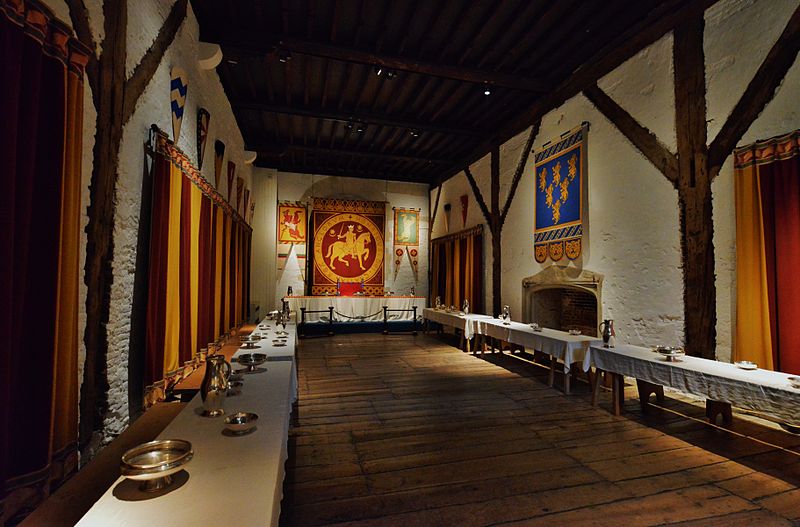 Dover Castle, The Guest Hall. Photo by Michael Garlick.