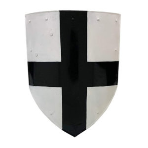 Medieval Metal Cross Templar Shield