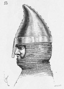 Nasal helmet of the 'Phrygian cap' shape, 12th century
