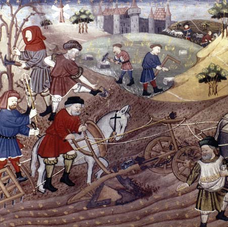 Medieval Occupations and Jobs: Farmer.