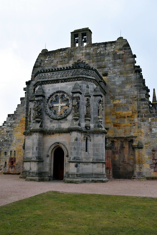 The chapel at Rosslyn, Scotland.