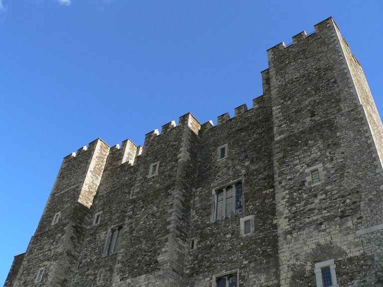 Castle keep at Dover Castle.