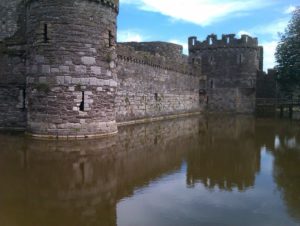 Beaumaris Castle Moat. Image by Oatsy40