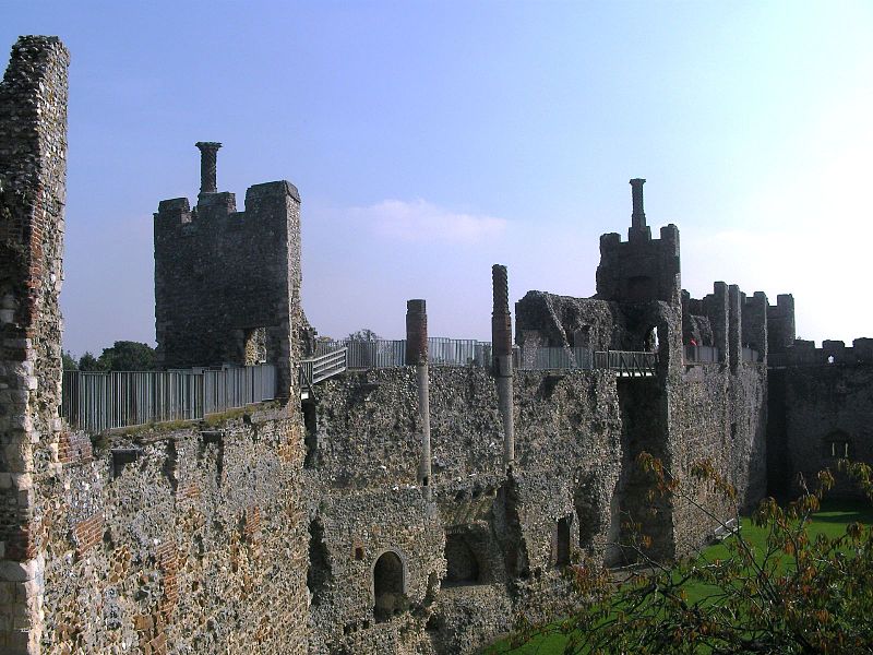 Medieval Britain: Framlingham Castle. Image courtesy of Wikimedia.