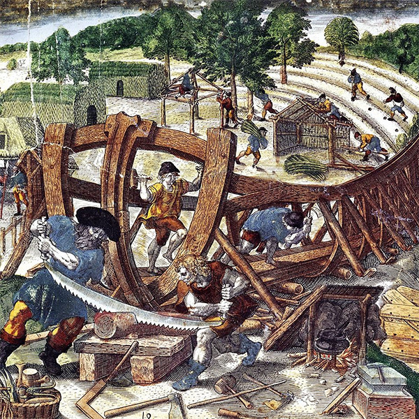 Medieval Occupations and Jobs: Shipwright. History of Ships Building