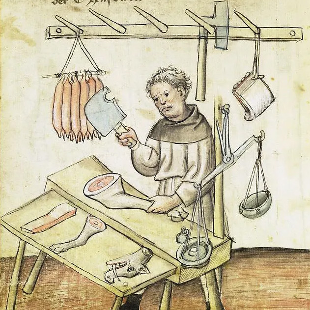 Medieval Occupations and Jobs: Butcher. History of Butchers & Types of Meat