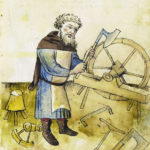 Medieval Occupations and Jobs: Wheelwright.