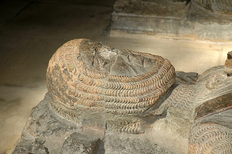Possible tomb effigy of William Marshal in Temple Church, London.