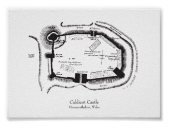 Caldicot Castle Map