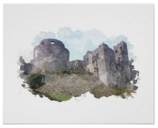 Dinefwr Castle Poster