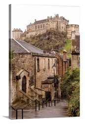 Edinburgh Castle, Scotland, UK Canvas Wall Art Print