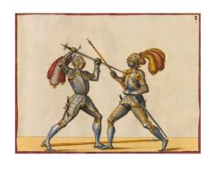 Fencing Manual Opus Amplissimum Arte Athletica 003 Postcard
