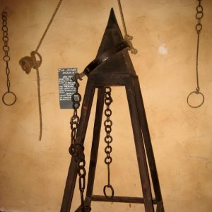 Medieval Torture Devices: The Judas Cradle. Image courtesy of Kate Skegg (CC).