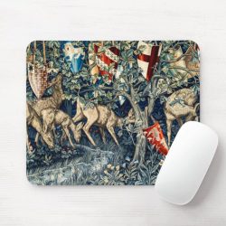 Quest for the Holy Grail Tapestry Deer and Shields Mouse Pad