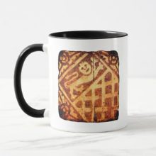 Medieval Ceramic Floor Tile Cardiff Lion Passant Mug