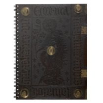Medieval Black Leather Cover with Studs (1451) Notebook