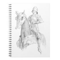 Armoured equipment for Knight and Horse Notebook