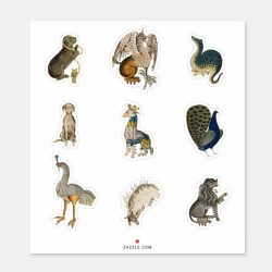 Medieval and Tudor Beasts, Creatures and Animals Sticker